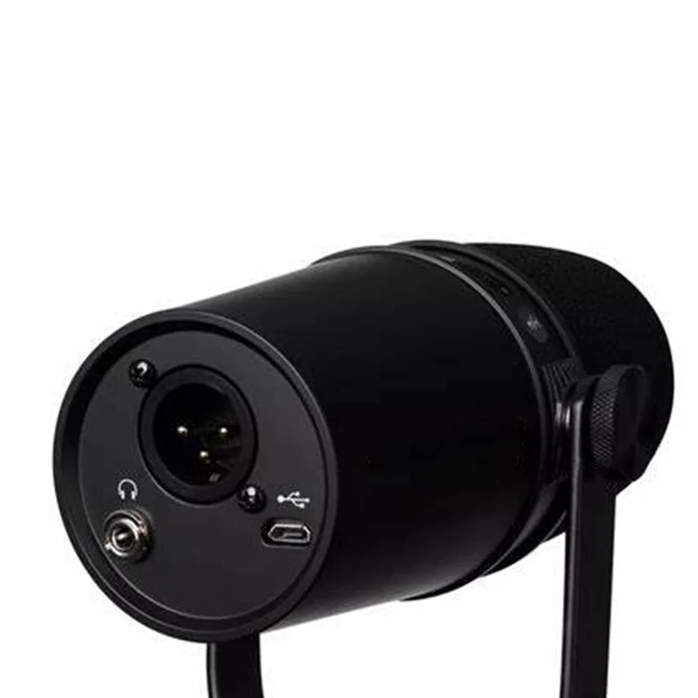 USB Full Metal USB/XLR MV7 Dynamic MIC for Professional Recording Live Streaming Built-in Headphones FOR Microphone