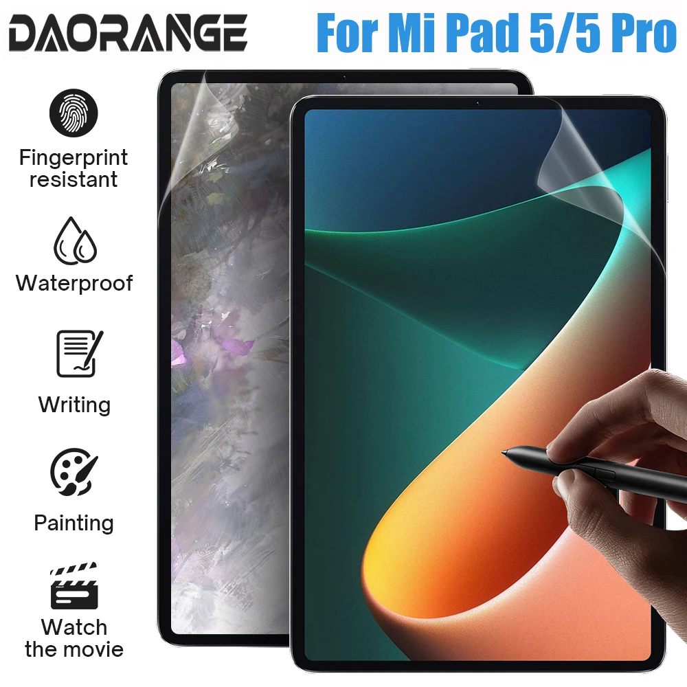 Paper Like Screen Protector For Mi Pad 5 2021 11inch Matte Protective PET Films For Tablet Mi Pad 5 Pro Painting Writing