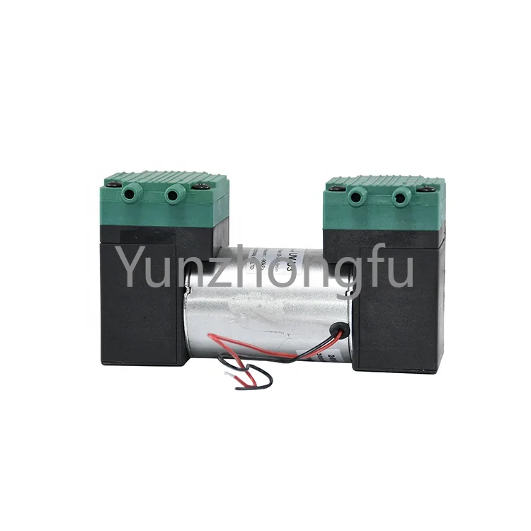 

UV-U3-12V/24W маленький Низкошумный вакуумный насос постоянного тока с отрицательным давлением, насос с двойной головкой для производства медицинского кислорода