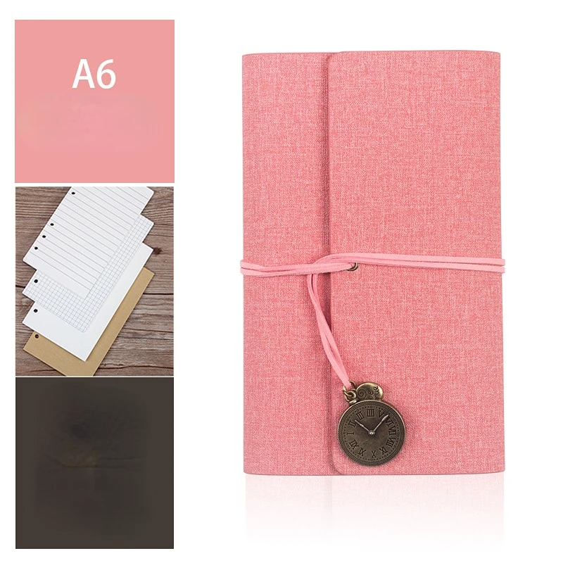 

Handbook Loose-leaf Notebook Simple Detachable Country Tide Creative Small Fresh Notebook Retro Female Notepad