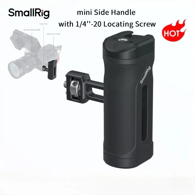 Фото Боковая рукоятка SmallRig 5946 с креплением 1/4''-20 для камер Sony и DSLR, с вертикальной регулировкой на 30 мм (1,2 дюйма) №1