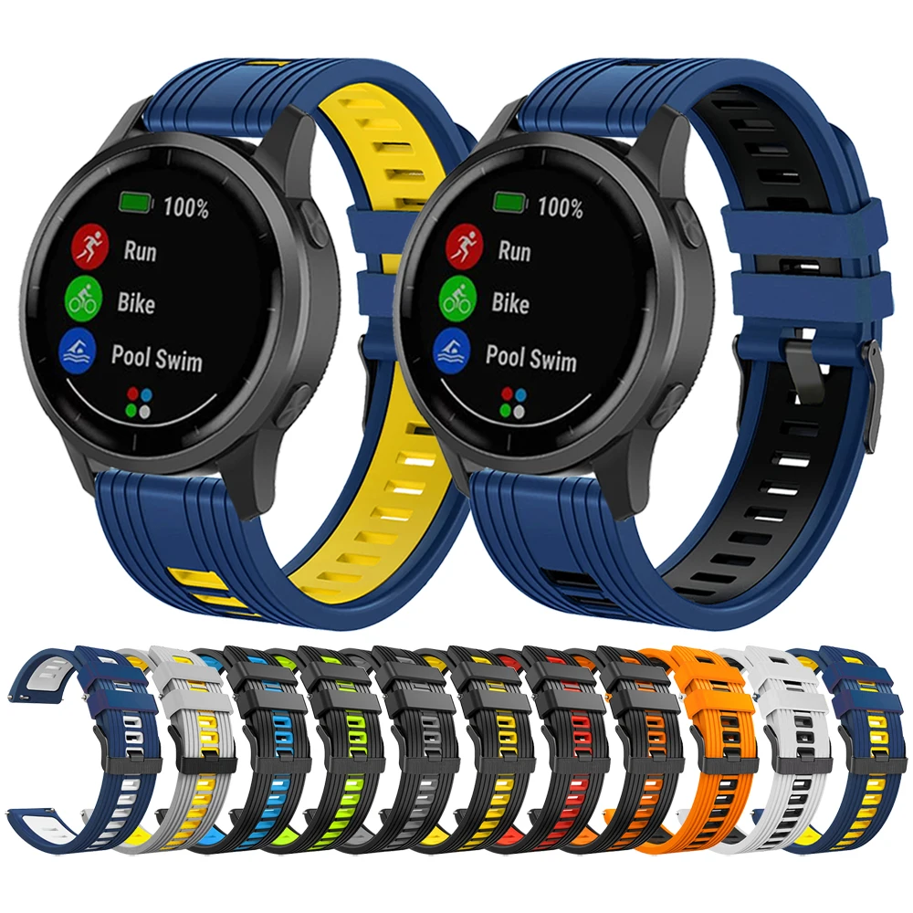 

Быстросъемный ремешок для смарт-часов Garmin CAME 2 45 мм, Vivoactive 4, GarminActive, силиконовый ремешок для наручных часов, браслет