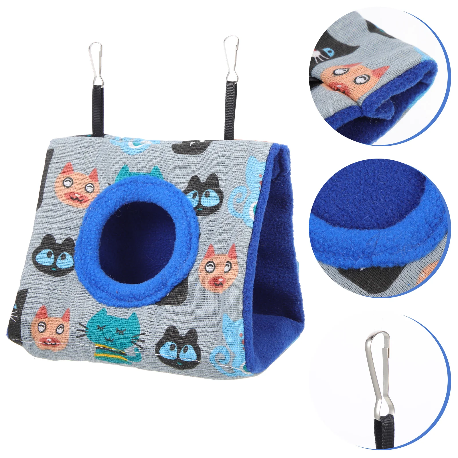 

Bird Hammock Parrot Bed House Hanging Plush Cockatiel Cage Hut Tent Lovely Hamster Cave Habitat Cozy Birds Sleeping Warm