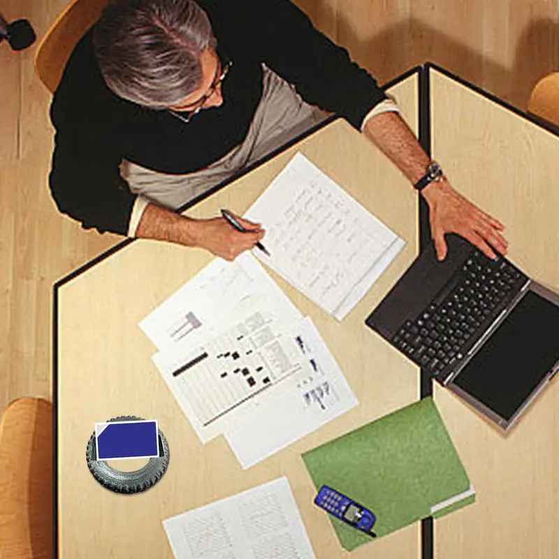 Деловая искусственная полимерная визитная карточка с идентификационным номером