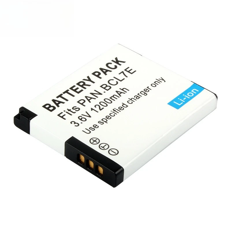Фото В наличии: Аккумулятор 3.6V 1200mAh DMW-BCL7E для цифровых камер Panasonic DMC-SZ3GK, SZ9, XS1, FH10, FS50, XS3, SZ10, F5 №2