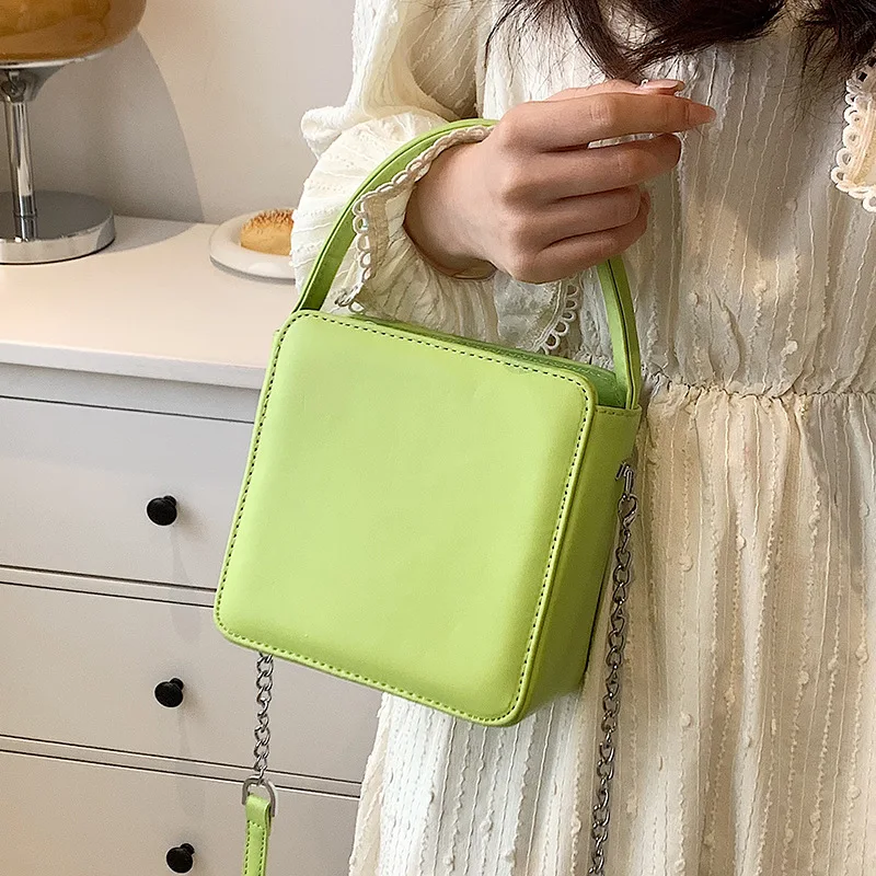 

2022 New Summer Flap Chain Crossbody Bags For Women PU Leather Designer Shoulder Bag Sac Main Femme Lady Handbags And Purses