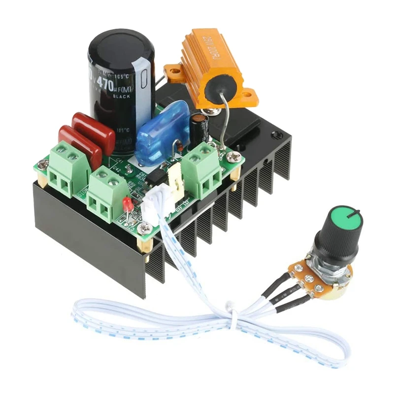 

DM-1105S-L 400W 15-160V DC Motor Speed Controller 12-110V AC Speed Regulator With Brush The Motor Speed Controller