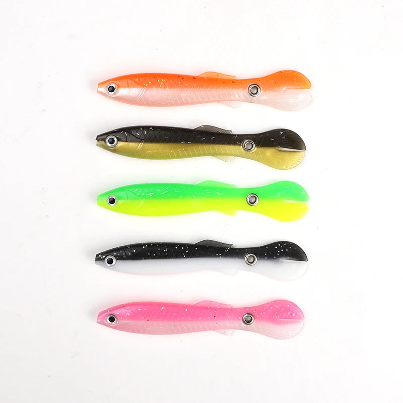 

TAIGEK 5pcs Soft Bait 10cm Wobbler for Bass/Pike Crankbaits Fishing Artificial Swimbait Moving Bait Fish Lure Mock Lure For Fish
