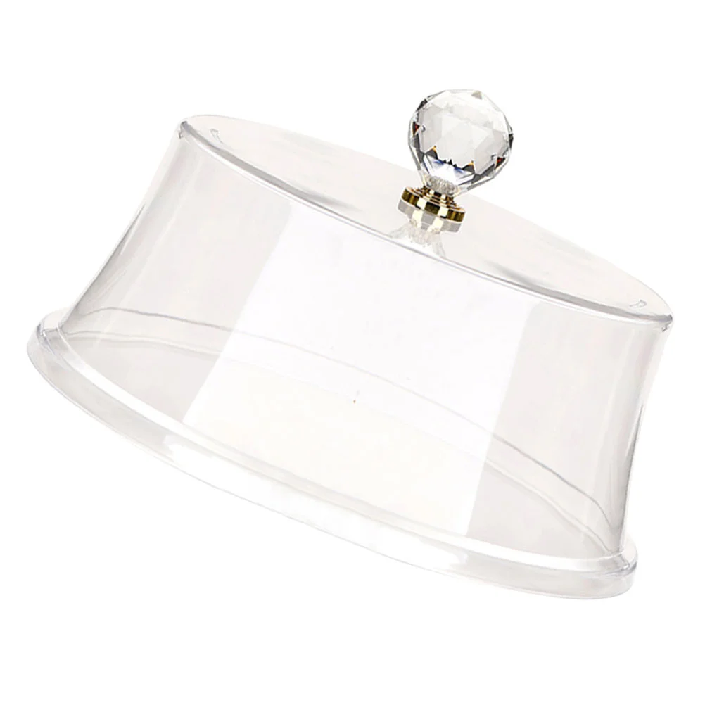 

Cover Cake Dome Display Dessert Lid Cloche Cheese Clear Microwave Stand Covers Plate Dish Serving Round Snack Pastry Table