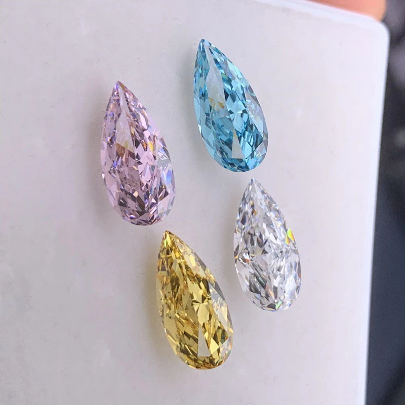 YanYao ювелирные изделия высокого качества длинный грушевидной формы 7x15 мм