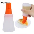 Щетка для барбекю, для масла, пищевой силикон, инструменты для выпечки, барбекю, щетка для бутылки с маслом, кухонные аксессуары