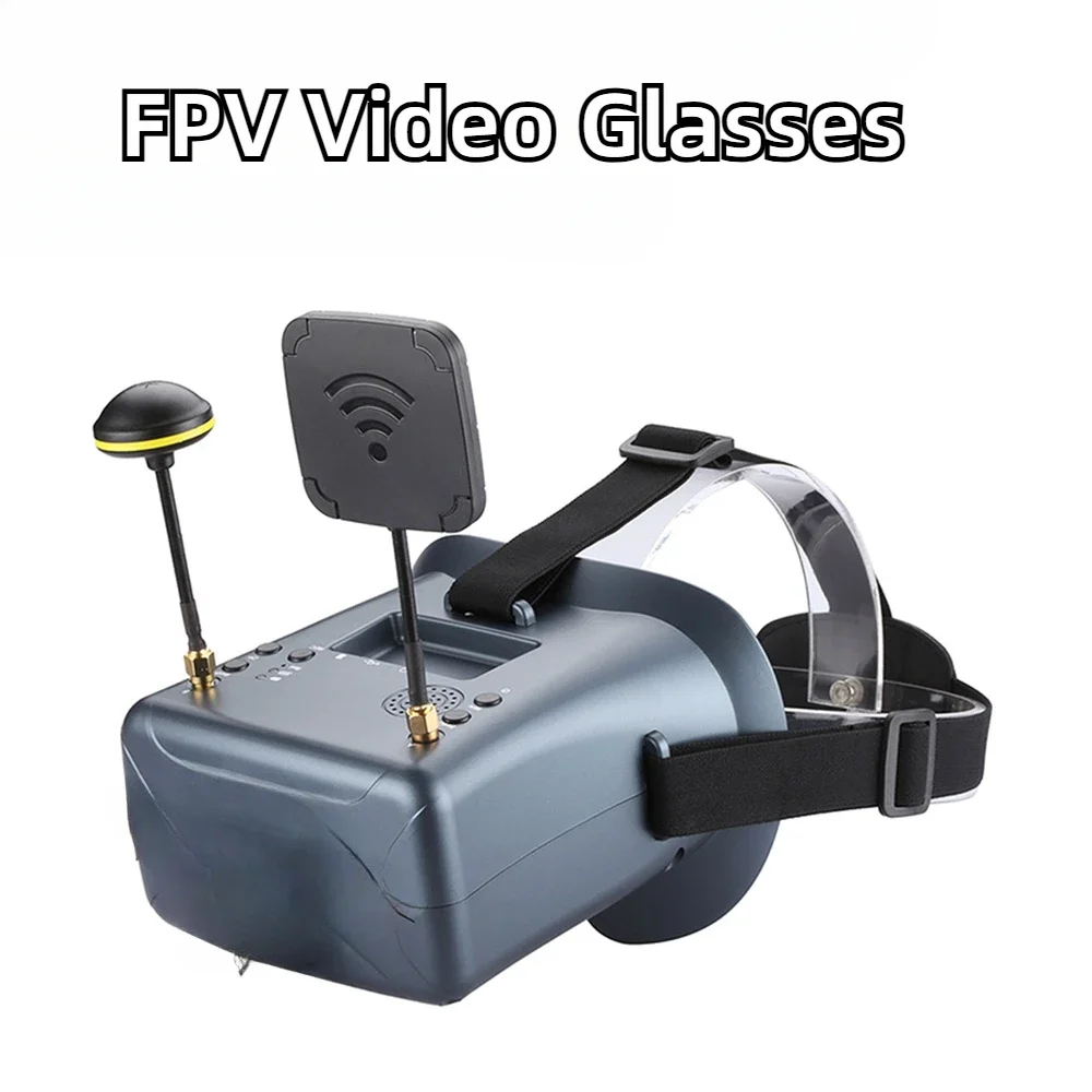 FPV видеоочки 008D 4 3-дюймовый дисплей машины Rossover имитация приема 5 8 г аксессуары