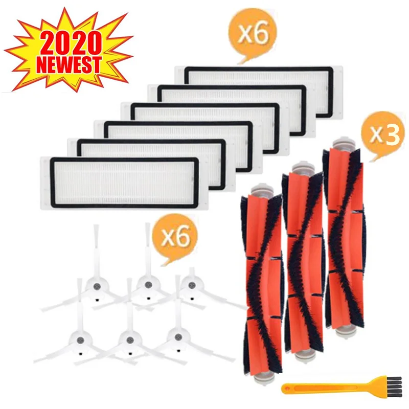 

Боковая щетка, HEPA фильтр, основная щетка, подходит для робота Xiaomi Vacuum 2 Roborock S50, S51, S55, Xiaomi Roborock, Xiaowa Mi