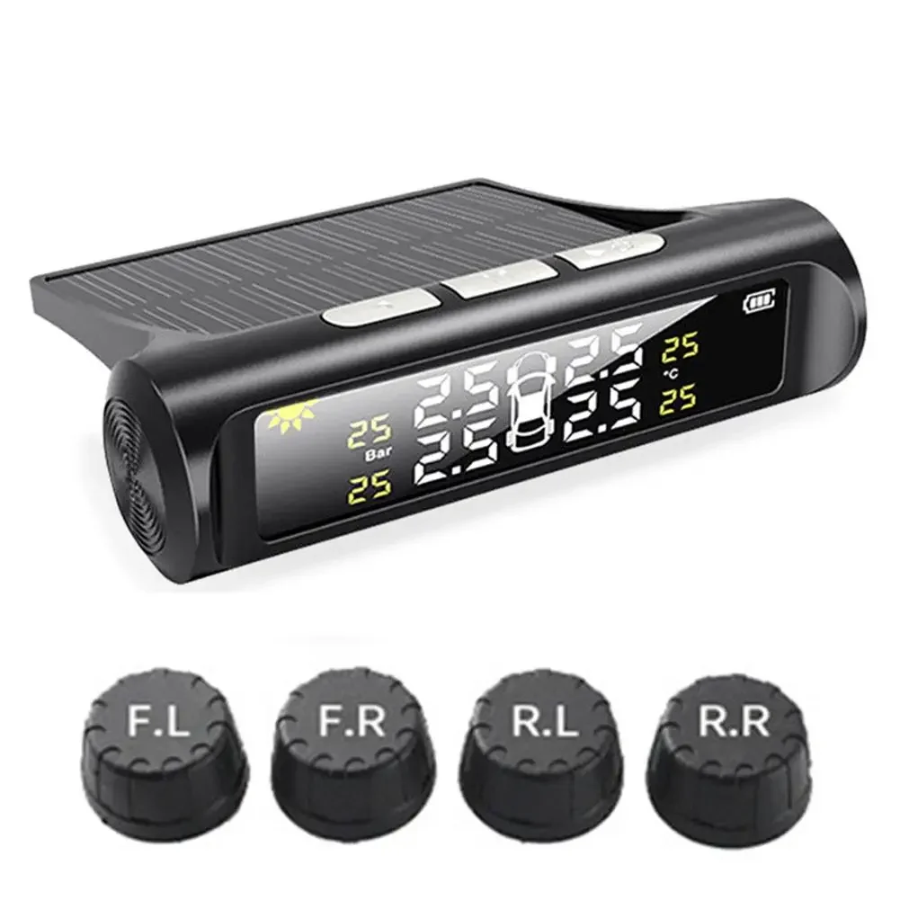 

Солнечная энергия TPMS Автомобильная система контроля давления в шинах Системы сигнализации предупреждения в шинах Температура Давление Безопасность Авто H2U0
