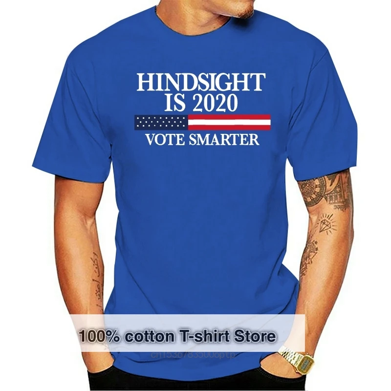 Черная задняя вилка-это 2020 умный дизайн для анти-избирателей футболка большого размера из 100% хлопка