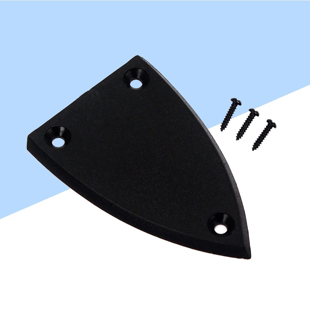 

3 Holes Triangle Truss Rod Cover Electric Guitar Truss Rod Cover With Screws Guitar Bass Parts Accessories Set of 2