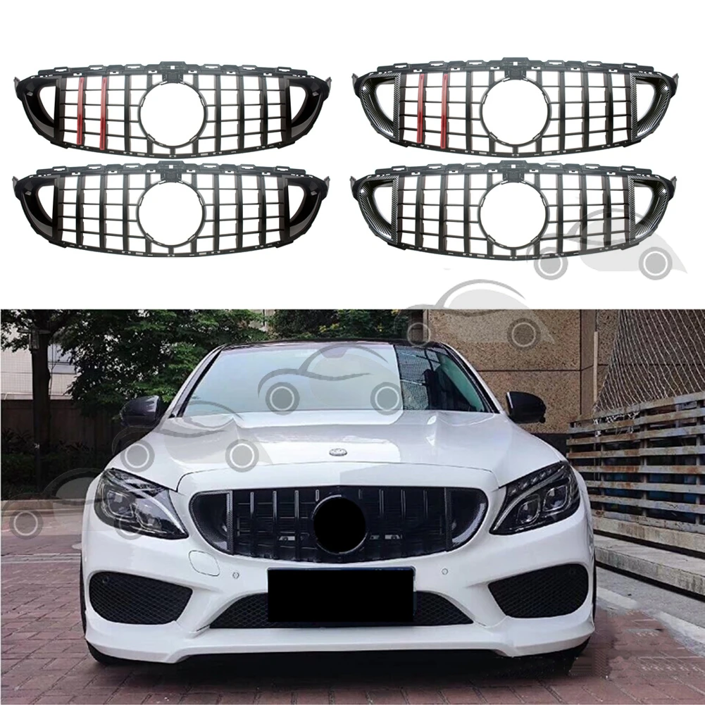 

Решетки переднего бампера для автомобилей Mercedes-Benz W205 C180 C200 C260 C300 2015-2021 Brabus
