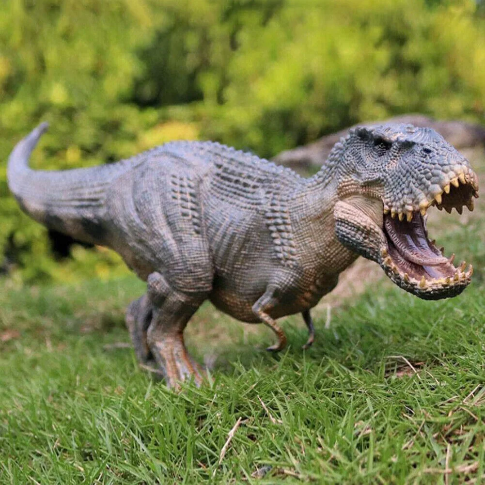

Экшн-фигурка тираннозавра Рекс, игрушка для детей, модель динозавра Юрского периода, 37 см, Имитация Динозавра, игрушечные украшения