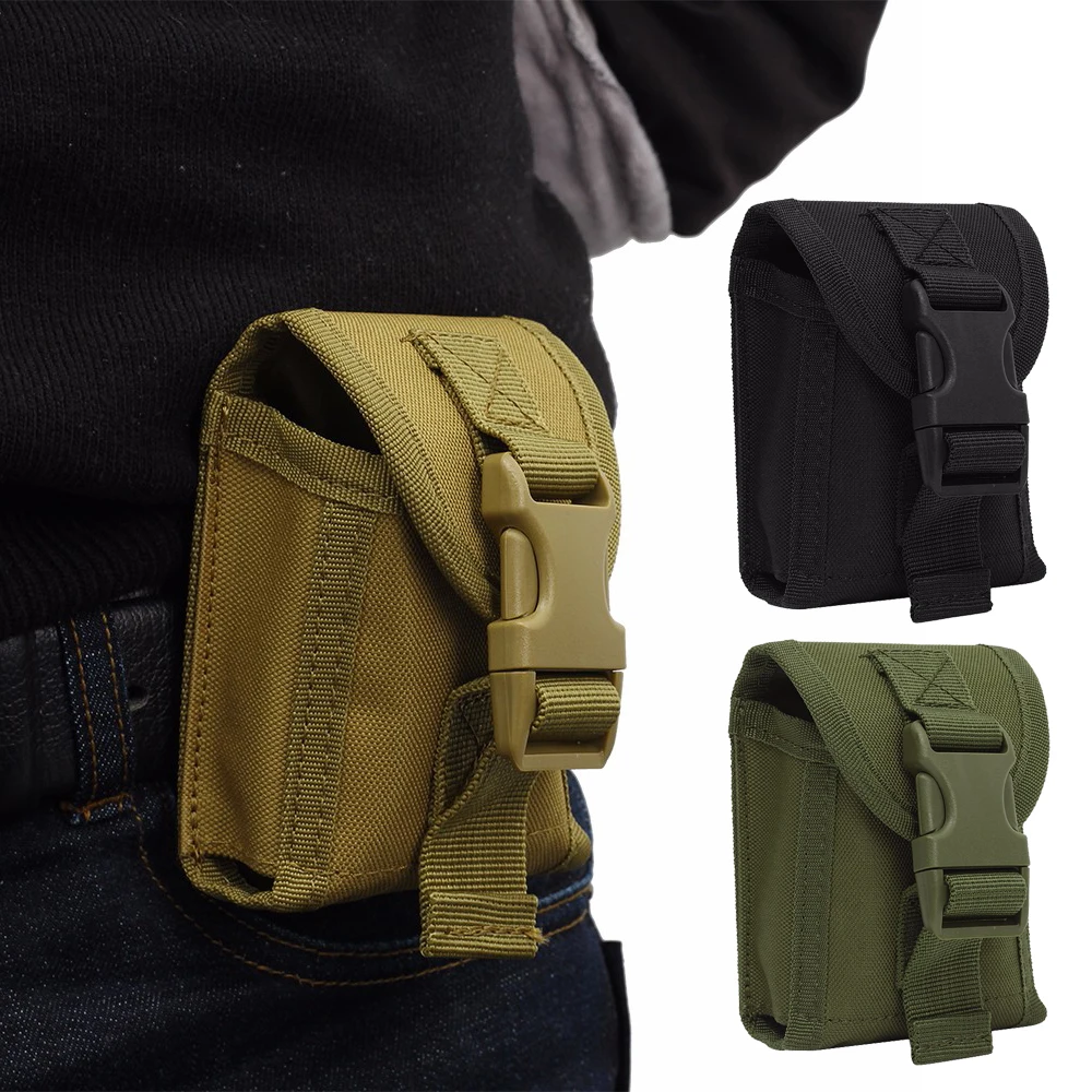 Outdoor Military Tactical Molle Waist Accessories Bag Belt P