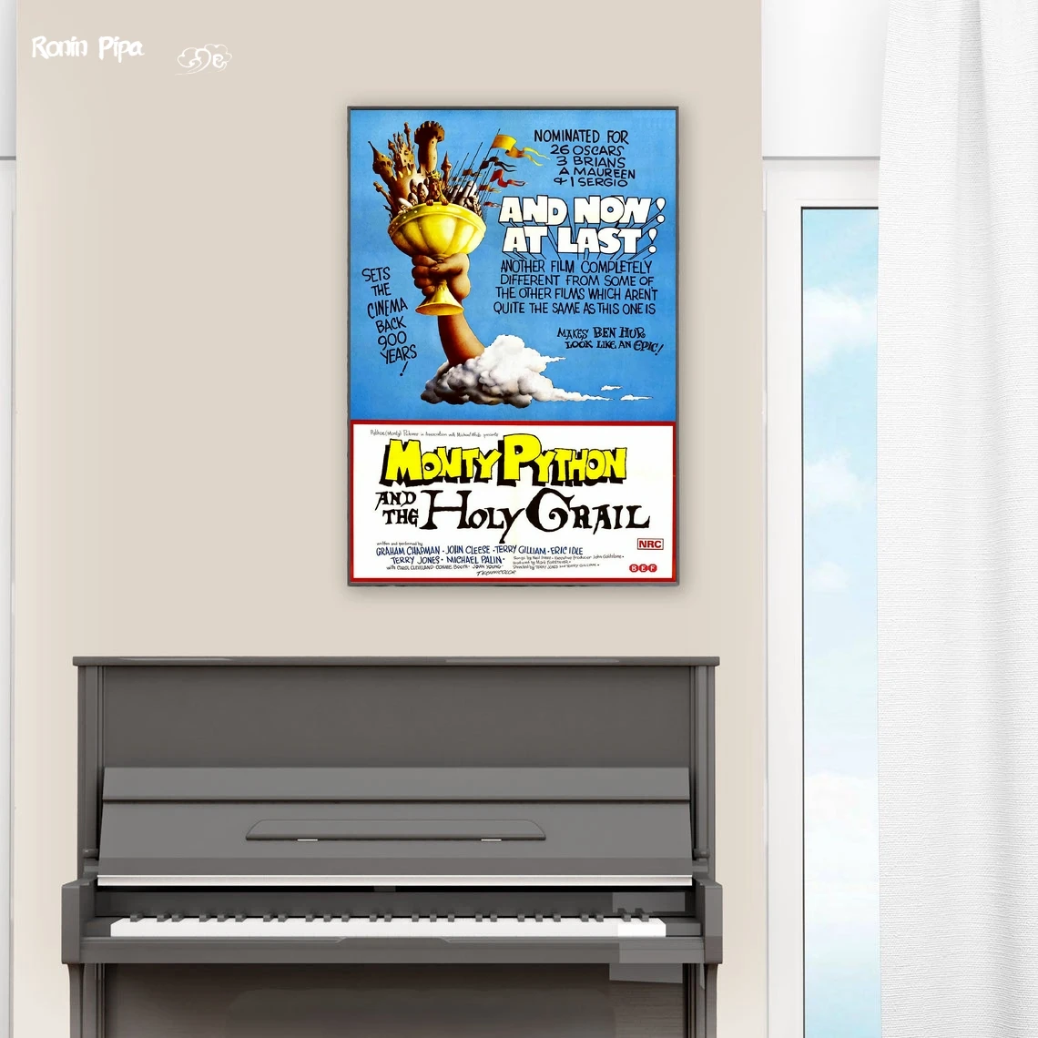 Монти Пайтон и Святой Грааль постер фильма художественный принт холст живопись