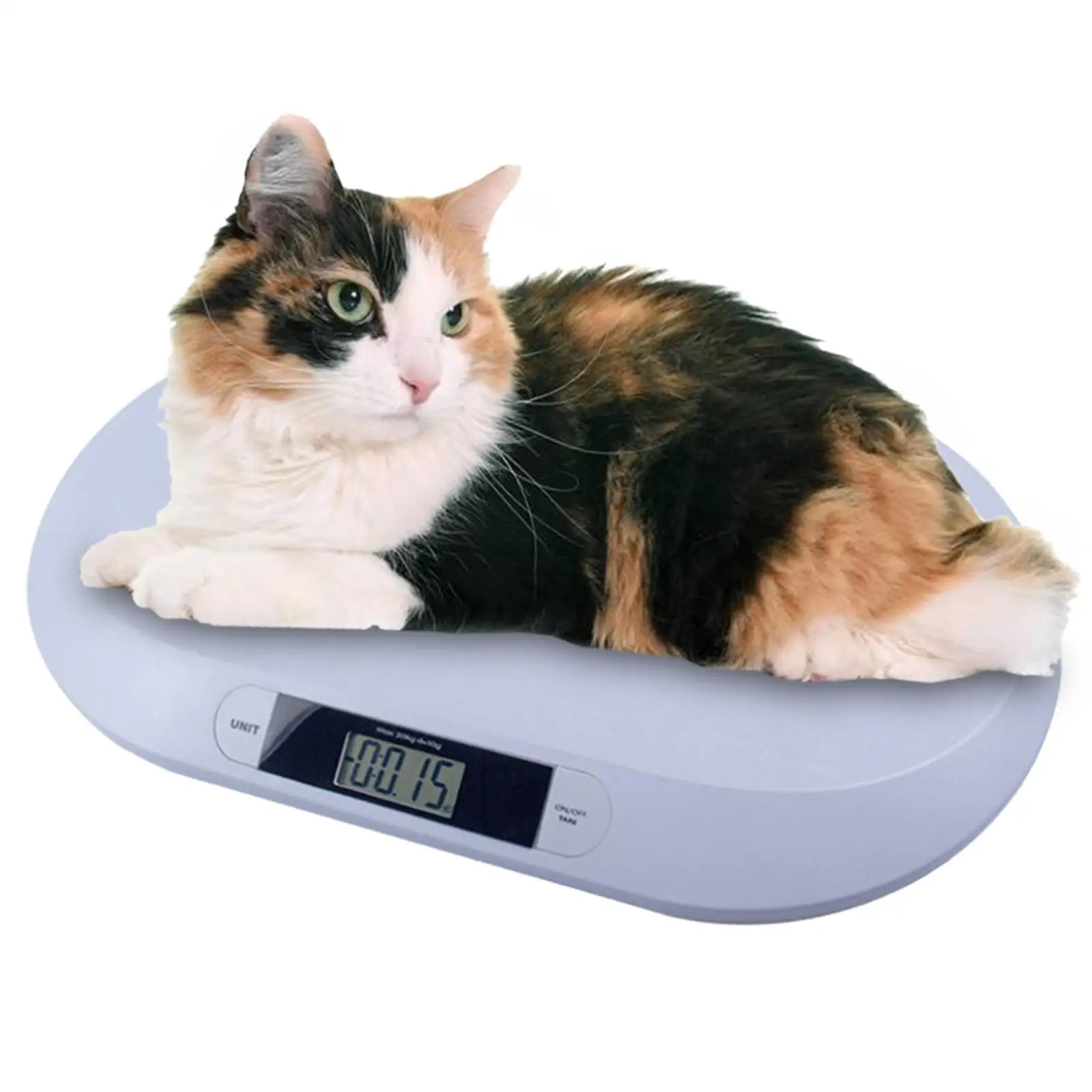 Smart Pet Scale 44.1lb Capacity Accurate Comfort LCD Display Multifunction Weigh Meter for Puppy Newborns Toddlers Infants Cats images - 2