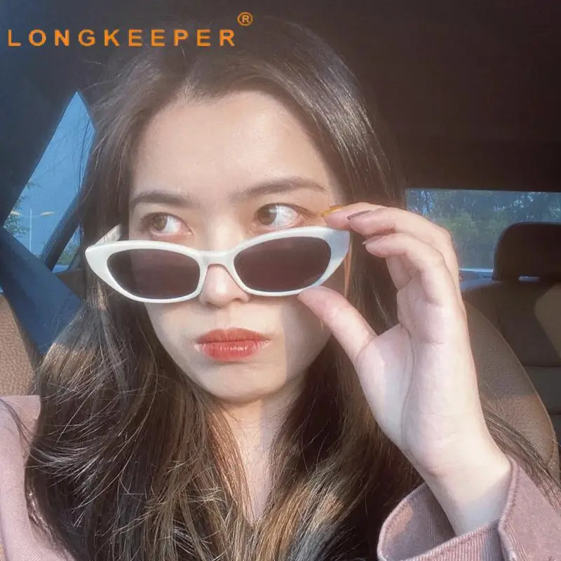 

Longkeeper 2023 Vintage Cat Eye Sunglasses Women Men Small Frame Designer Sun Glasses Luxury Female Lentes De Sol Mujer Uv400