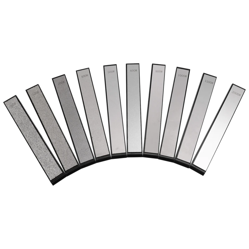 Набор из 10 шт. точилка для ножей с алмазным точильным камнем точилки кромок Ruixin