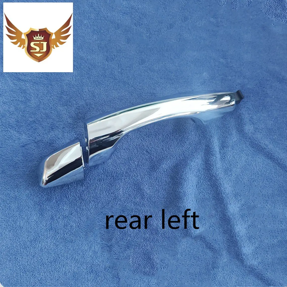 

Хромированный комплект внешних дверных ручек для Hyundai Santa Fe, задняя левая и правая 2013-2016, автоаксессуары, автомобильные детали, внешние ручки