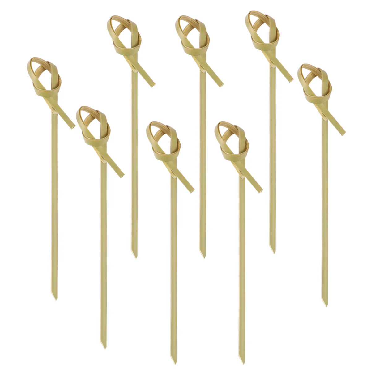 

100pcs Knot Skewers Functional Picks Knot Picks Fruit Picks for Barbeque
