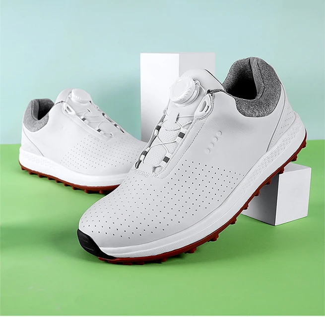

Men`s Professional microfiber BOA quick lacing Golf shoes mens slip-resistant breathable golf sneakers golf footwear