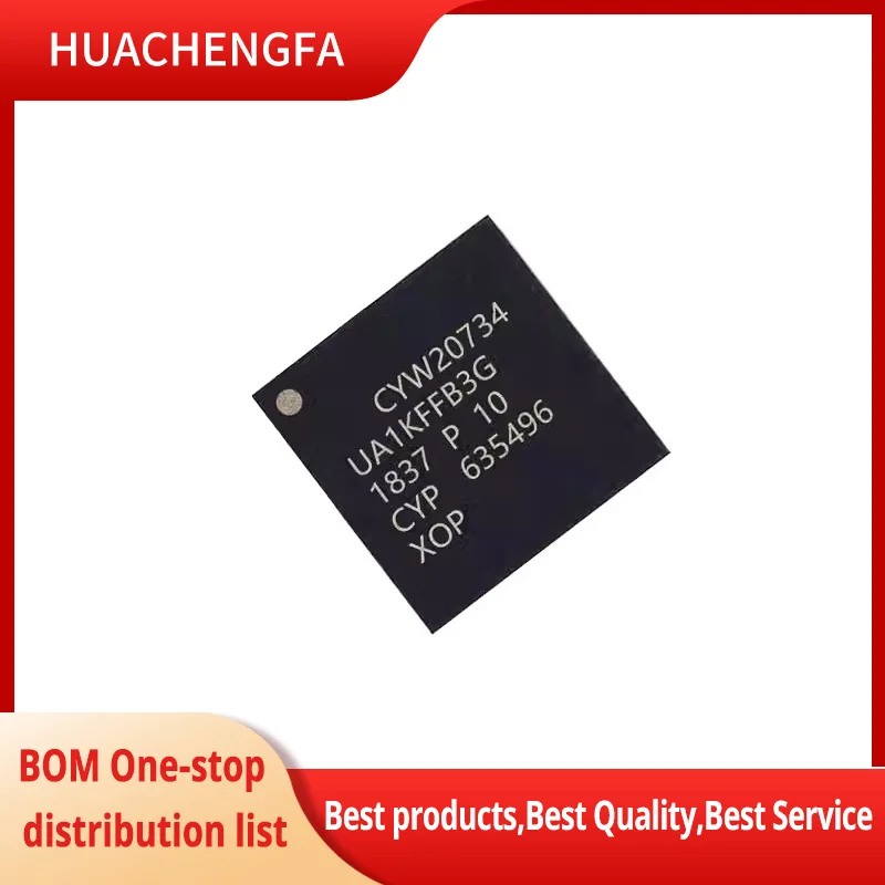 

1pcs/lot CYW20734UA1KFFB3G CYW20734 FBGA-90 Rf microcontrollers in stock