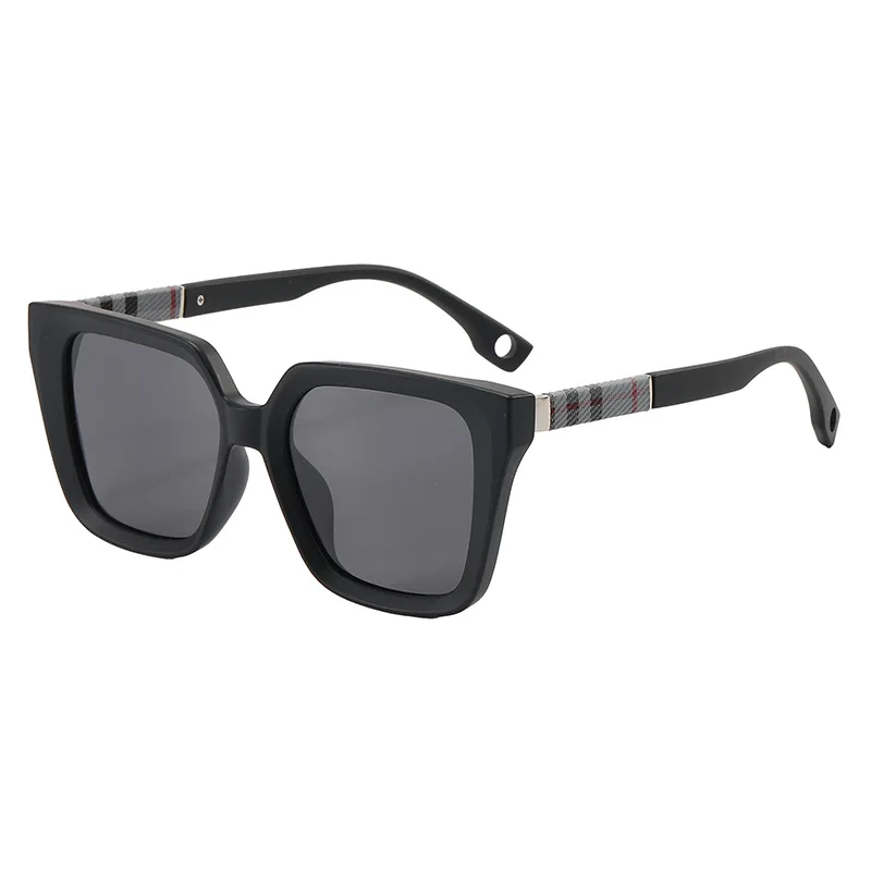 Модные роскошные поляризационные квадратные солнцезащитные очки женские