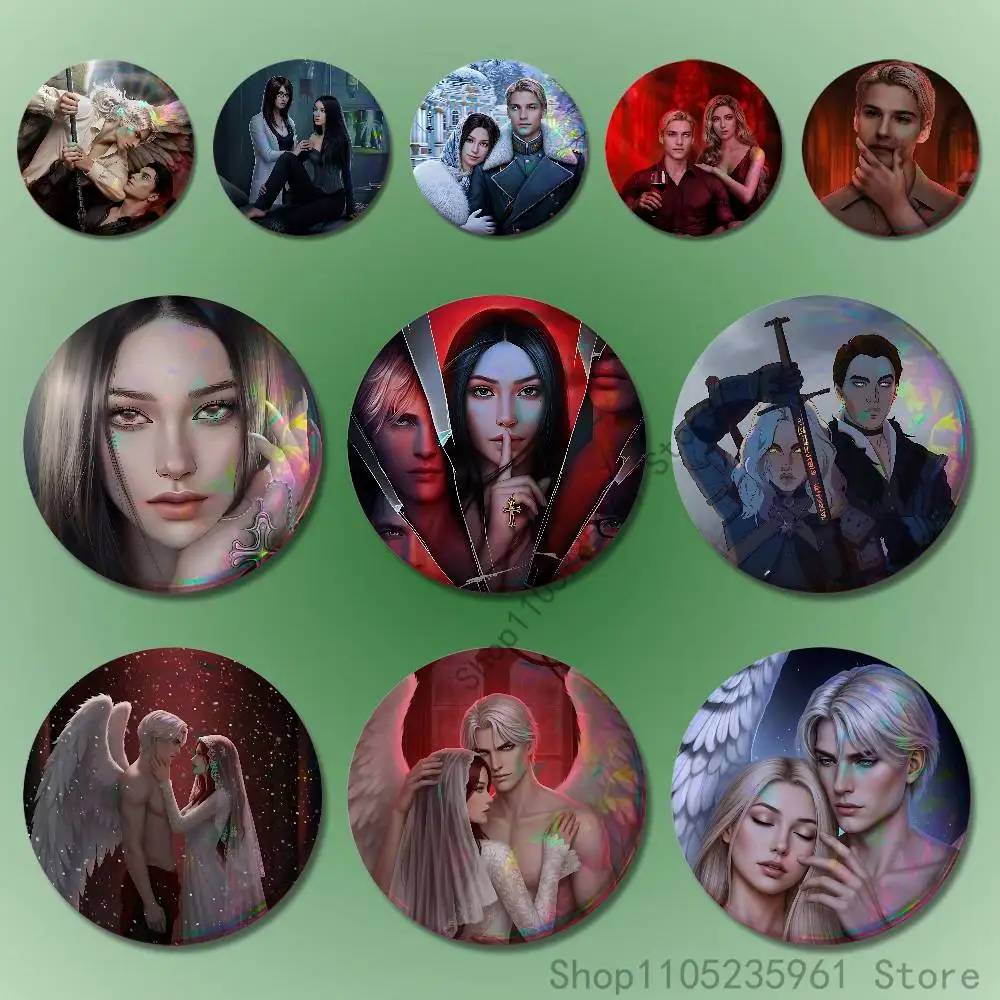 Фото R-Romance C-Club, жесть, круглая брошь, значки для косплея, Nijigen, отаку, культура, 58 мм, 44 мм, 32 мм, 75 мм, 25 мм №1