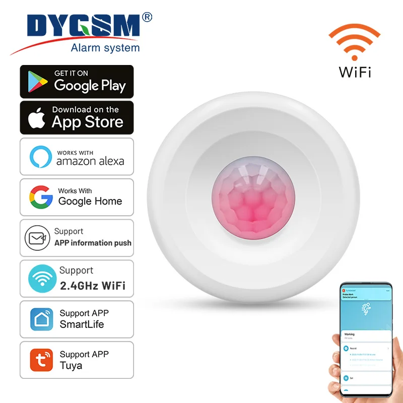 

DYGSM датчик движения с Wi-Fi