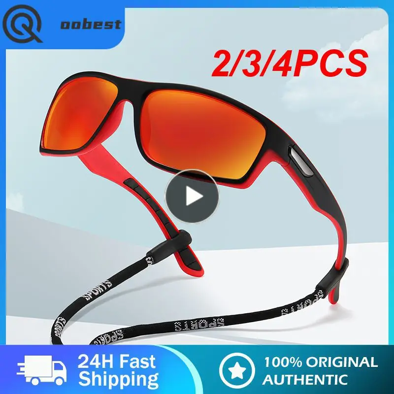 

2/3/4PCS Adults General Polarized Sunglasses High-quality Metal Hinges Riding Sunglasses Anti-uv Tac Colorful Sunglasses