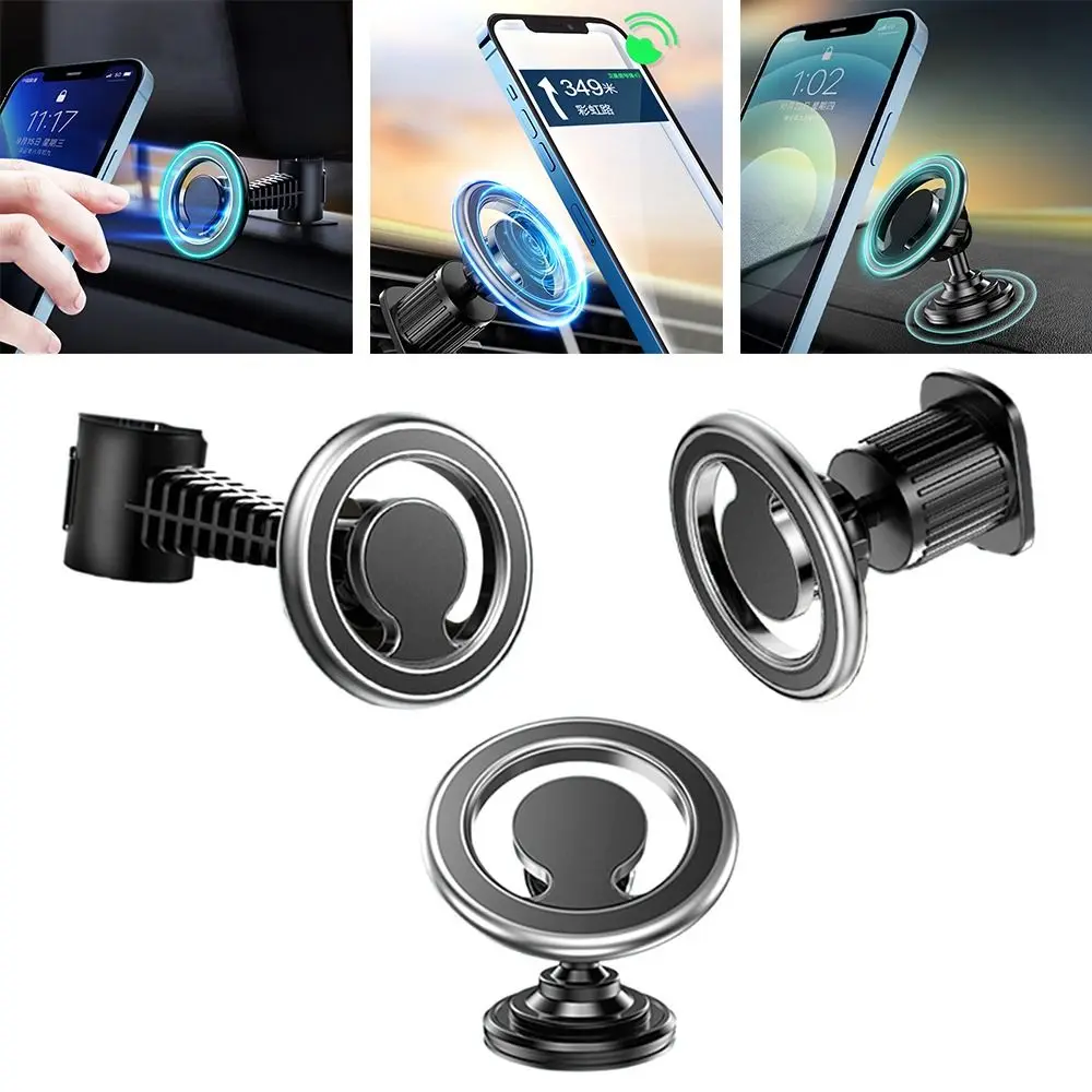 

Универсальный магнитный держатель для телефона с поворотом на 360 градусов, автомобильный держатель для телефона, автомобильное крепление для GPS 3 в 1 для iPhone12/13/14