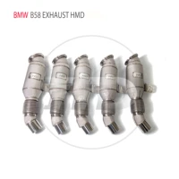 hmd stainless steel exhaust system high flow performance downpipe for bmw 440i b58 3 0t car accessories with cat pipe