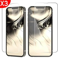 3pcs protective glass on for iphone 13 12 11 pro xs max xr 7 8 plus screen protector tempered glass for iphone 13 12 mini glass