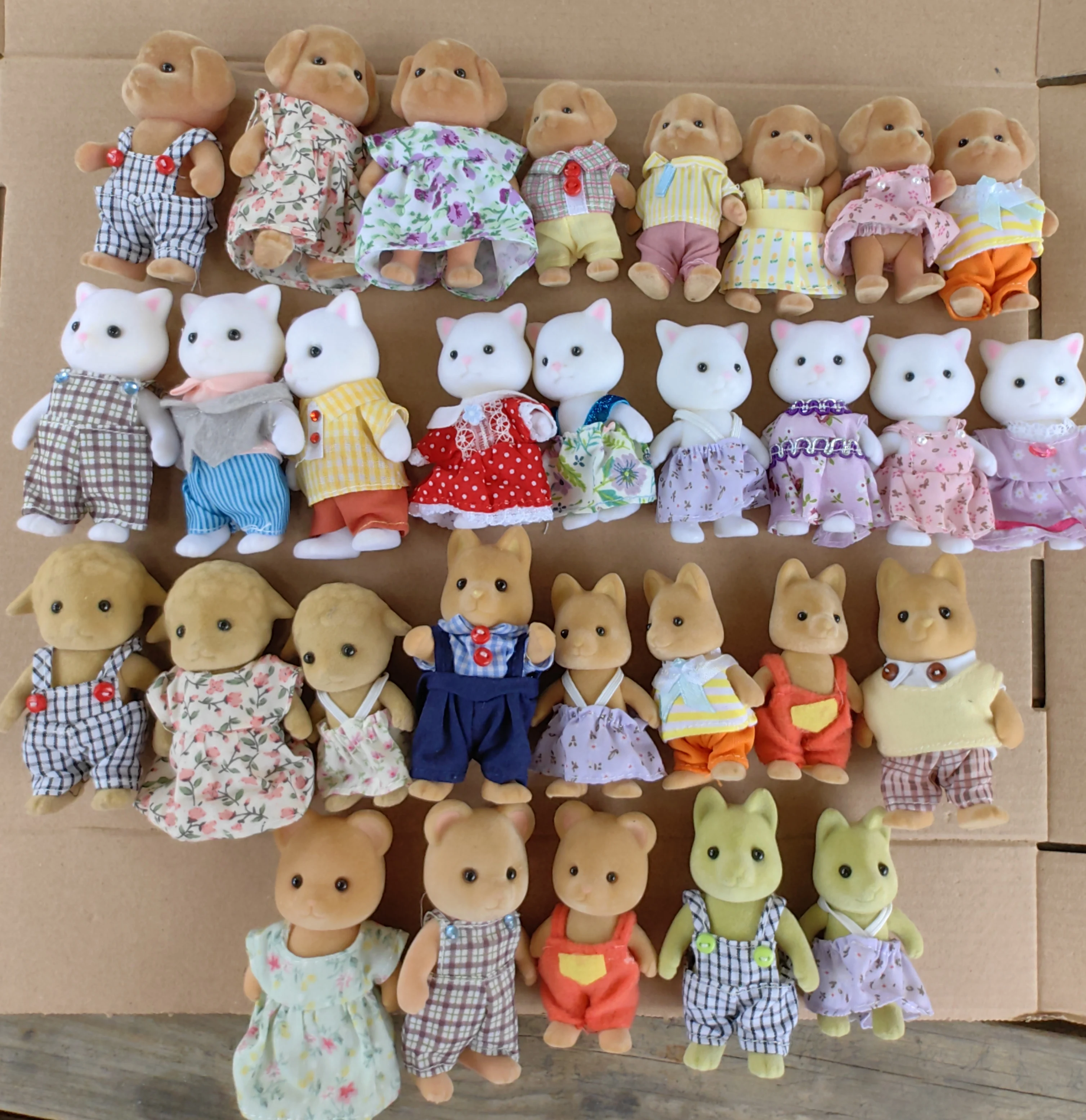 1pcs Forest Animal Family 1:12 Dollhouse Furniture Mini Rabb