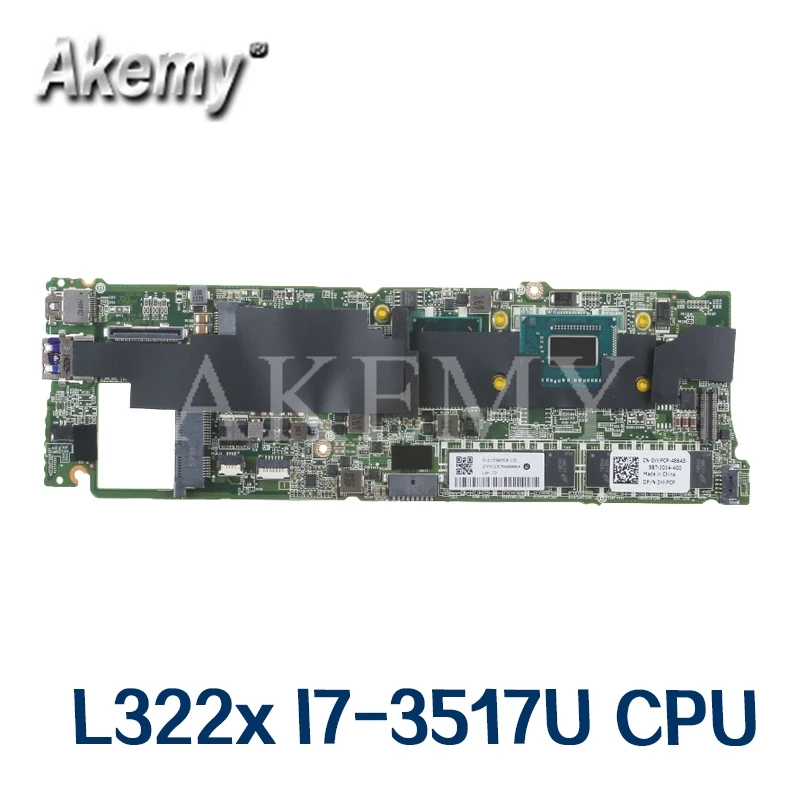 

Материнская плата для ноутбука DELL XPS 13 L322x, материнская плата XPS 13 I7-3517U 2J8J6 02J8J6 CN-02J8J6 DDR3, протестирована на 100%