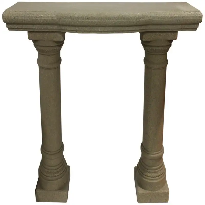 

with Columns – Natural Sandstone Appearance – Made of Resin – Lightweight – 48”