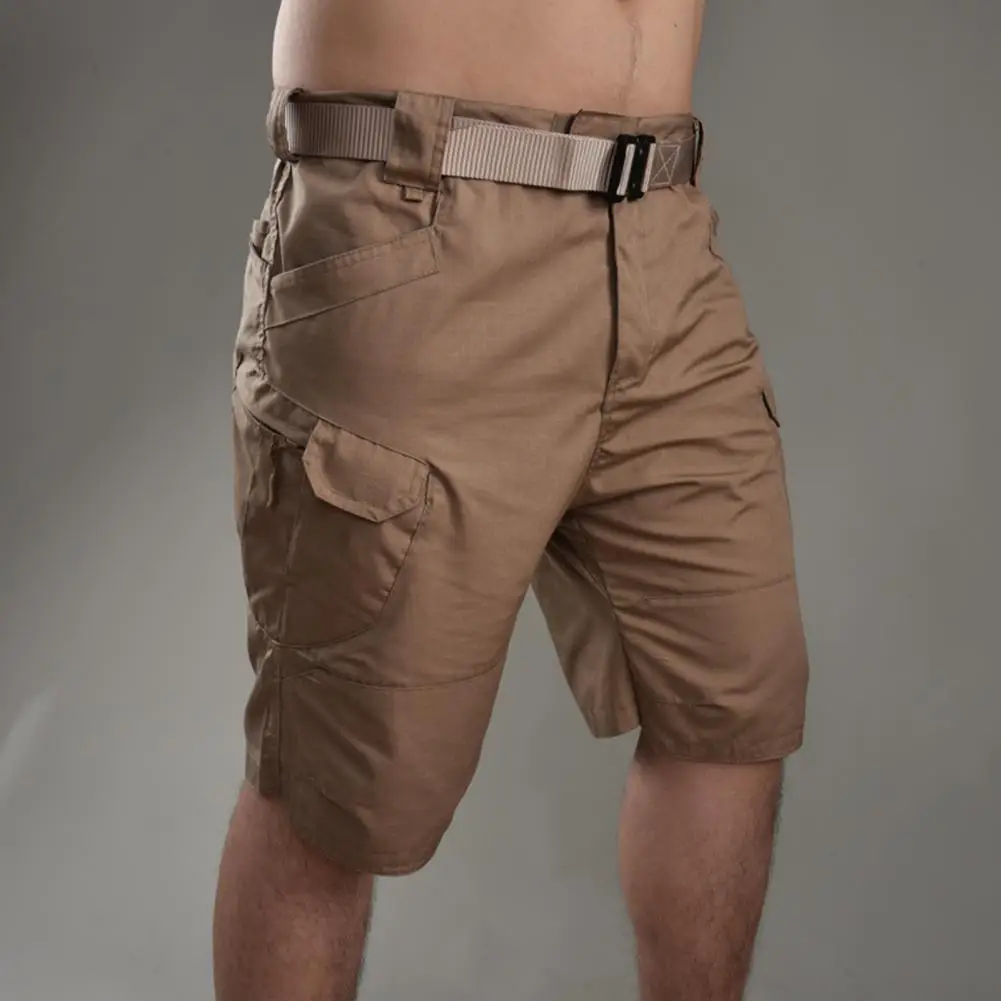 

Men Summer Cargo Shorts Cool Casual Men Shorts Stylish Men's Cargo Shorts Straight Leg Zipper Fly Multiple for Streetwear