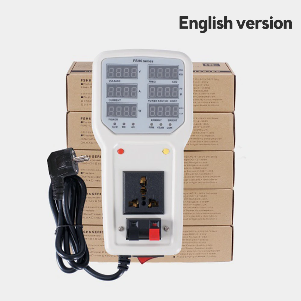 Портативный измеритель мощности HOPI HP-9800 анализатор устройство для измерения