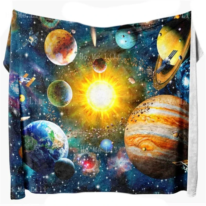 Планеты космического пространства солнечной системы с тематикой галактики