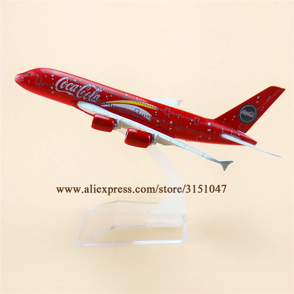 

16 см Air Red Malaysia Airbus 380 A380 модель самолета Модель самолета сплав металлический самолет литье под давлением игрушка детский подарок