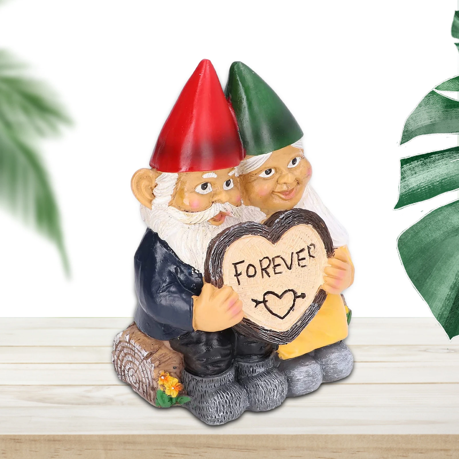 

Парные искусственные статуи для сада, забавные Статуэтки из смолы для сада гном, для наружного Патио, газона, двора, сказочное художественно...