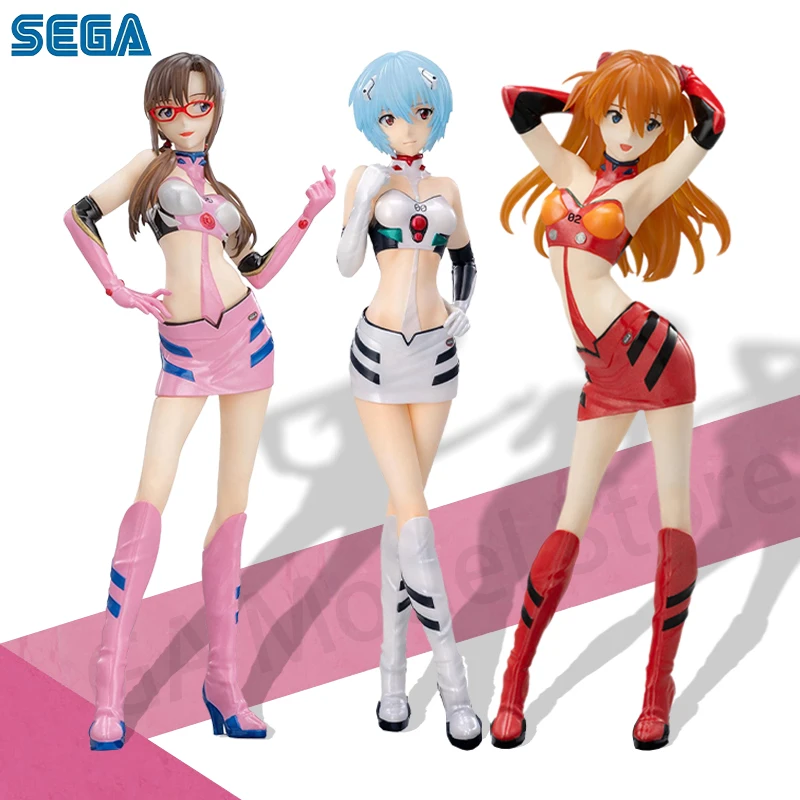 В наличии SEGA Genuine Luminasta Shin Seiki Evangelion EVA PIT WALK Soryu Asuka Langley Ayanami Rei Anime Action Figure Модель