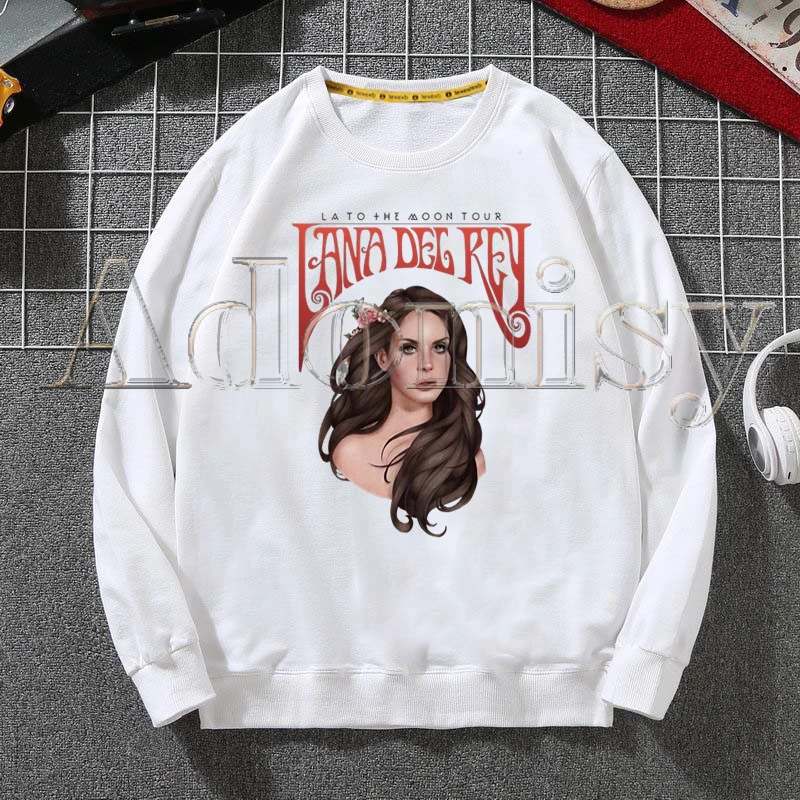 

Lana Del Rey Hoodies Women/Men Fashion Hooded Sweatshirt Hot Sale Casual Clothes Customization for Customers