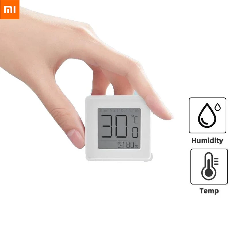 

Цифровой мини-Термометр-Гигрометр Xiaomi Youpin, электронный измеритель температуры и влажности в комнате, датчик, метеостанция