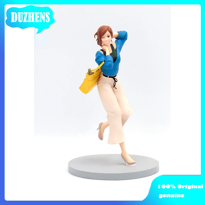 

TAITO Original:Jujutsu Kaisen Kugisaki Nobara leisure clothes 18cm PVC Action Figure Anime Figure Model Toy Collection Doll Gift